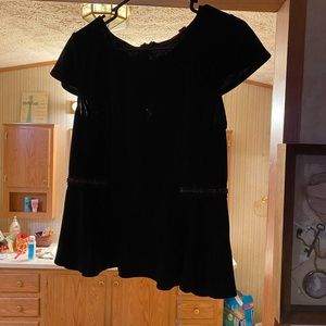 Dressy black sleeveless tank